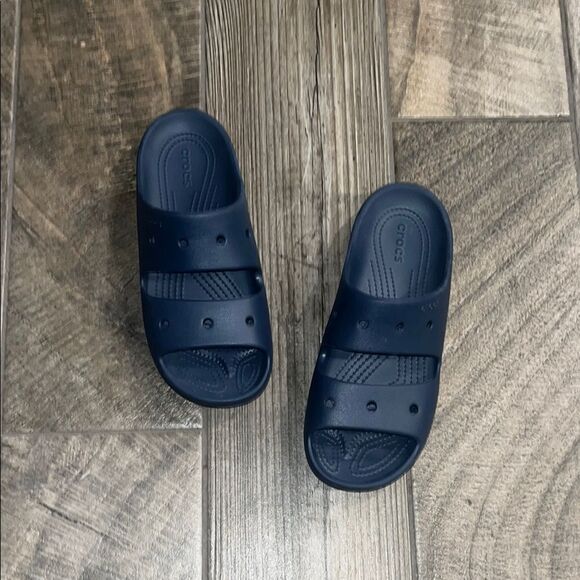 CROCS Blue unisex Sandals Minimalist Design - Picture 1 of 5
